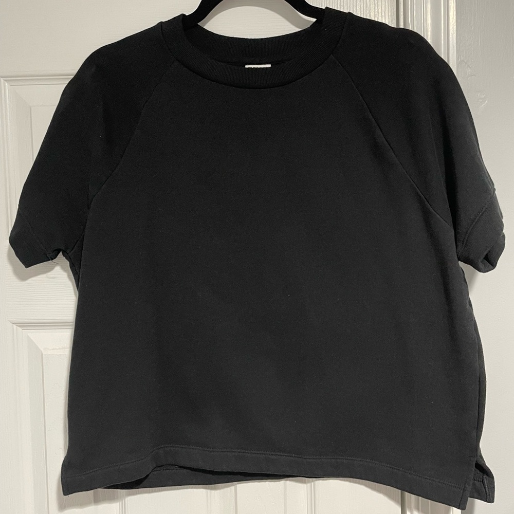 PINK Victoria's Secret Black Crewneck Sweatshirt